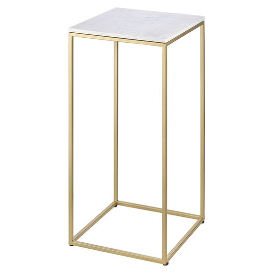 Набор из 2-х столиков mayen gold, белые/золотистые