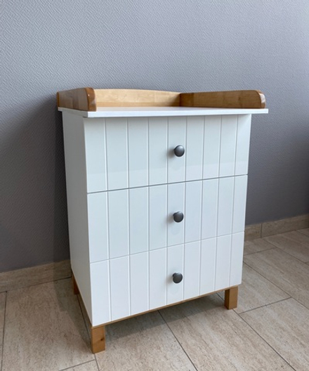 Комод RANT "BAMBOO" 64см 3 ящ. (арт.111) Cloud White Коллекция White