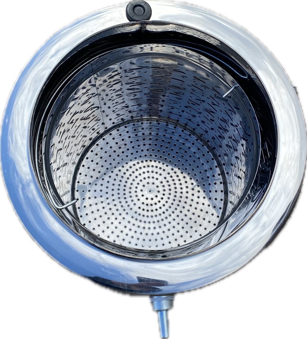 Воскотопка паровая круглая на 17 литров (нержавеющая сталь) РБ