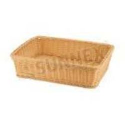 Корзина для хлеба и выкладки 37,5*28,8 см h9 см плетеная ротанг бежевая SUNNEX