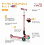 Самокат Globber Primo Foldable Plus Lights синий