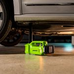 Домкрат автомобильный гидравлический аккумуляторный Greenworks Арт. 3401407, 24V, без АКБ и ЗУ в сумке
