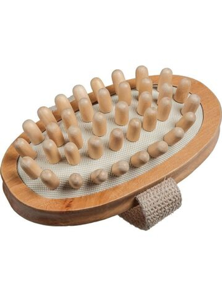 Массажёр деревянный для тела 13х8х4см Банные штучки