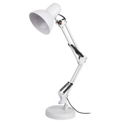 Настольный светильник ЭРА N-214-E27-40W-W белый