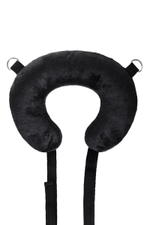 Фиксирующие стропы Anonymo с подушкой под шею (Цвет: черный)