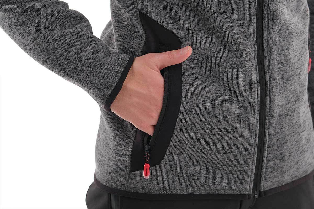 Толстовка "Фьорд" (вязанка, серый) GRAYLING