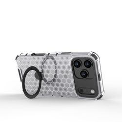 Прозрачный чехол Honeycomb Stand Case для iPhone 17 Pro Max