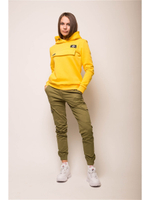 Худи женское Город Горький желтое