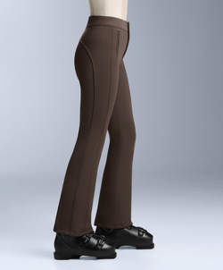 OYSHO Водонепроницаемые эластичные брюки-клеш SKI, темно-коричневый