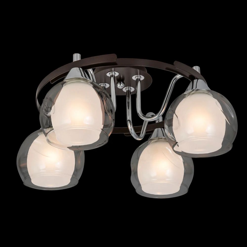 Citilux Остин CL115145 Люстра потолочная Венге Хром