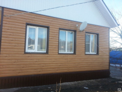 Сайдинг металлический L -Брус ХL ECOSTEEL Матовый 0.5мм Сосна (в наличии)