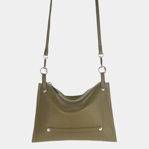 Сумка Julie из кожи теленка, цвета оливы