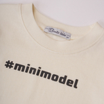 Футболка для девочки Mini Model молочный