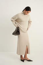 Юбка на запах, жемчужный