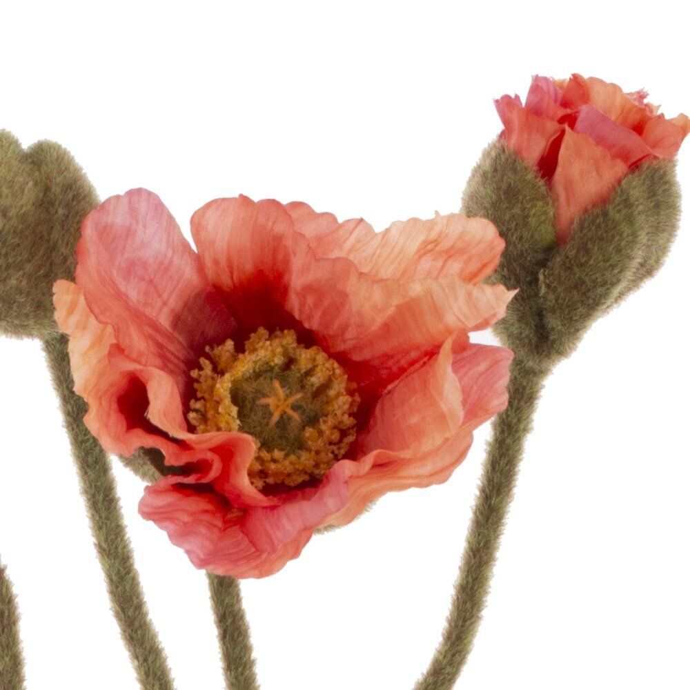 GAEM Цветы искусственные "Букет маков", L12 W8 H51 см