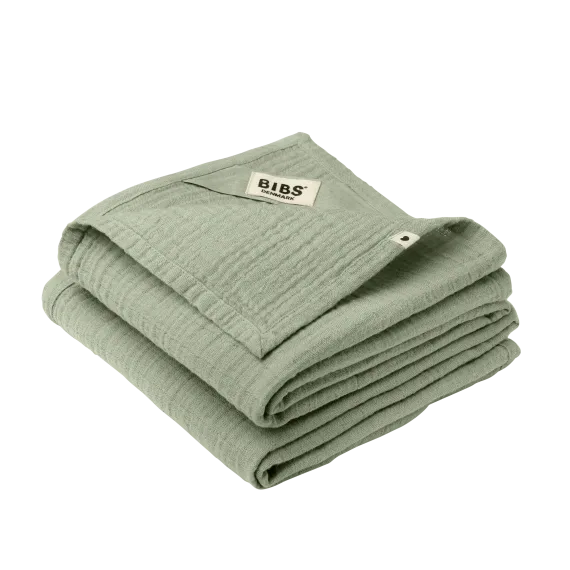 Пеленки муслиновые 2 шт BIBS Muslin Cloth Sage 70х70 2шт