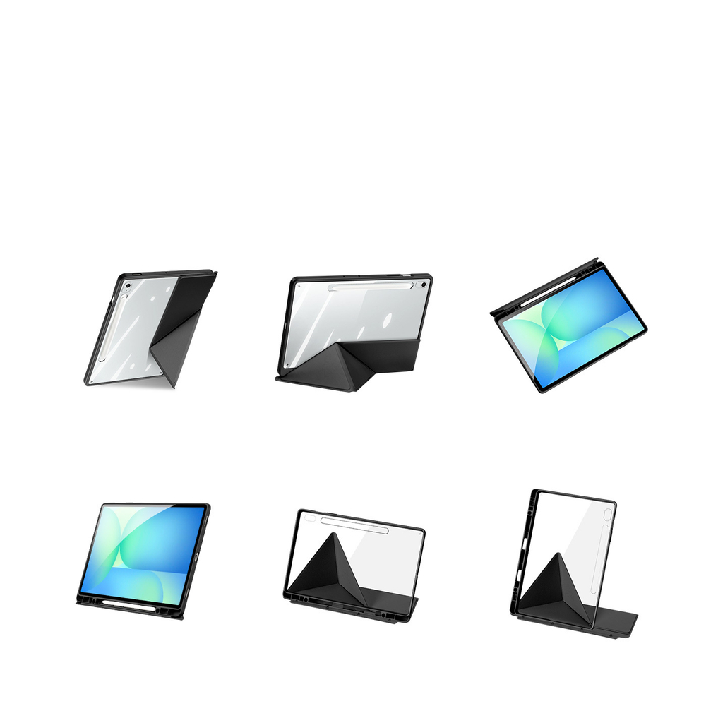 Чехол книжка от Dux Ducis для Samsung Galaxy Tab S10 FE+, серия Magi Series Case, с держателем Pencil и функцией автоматического перехода в спящий режим