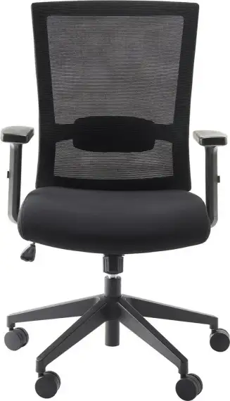 Кресло персонала Sunon Iron CIR69SW Сетка/ткань черная