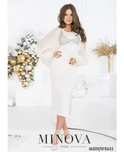 Платье 8643-молоко Minova