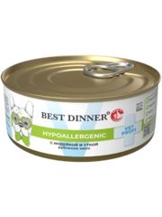 Best Dinner Vet Profi Hypoallergenic консервы для собак (индейка с уткой) 100 гр