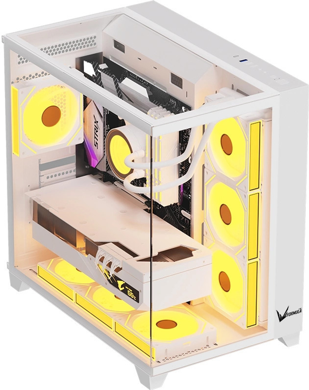 Корпус ATX Formula V CRYSTAL Z9 W