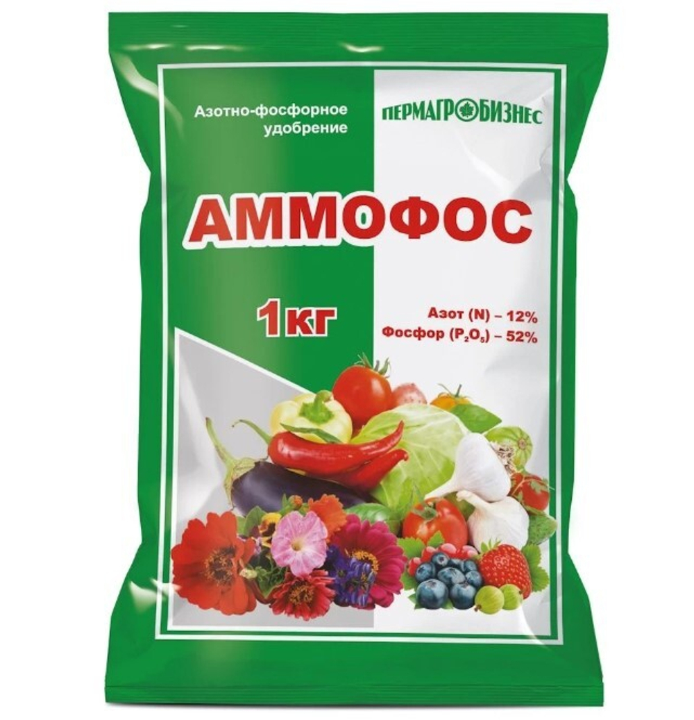 Минеральное удобрение для растений Аммофос, 1кг