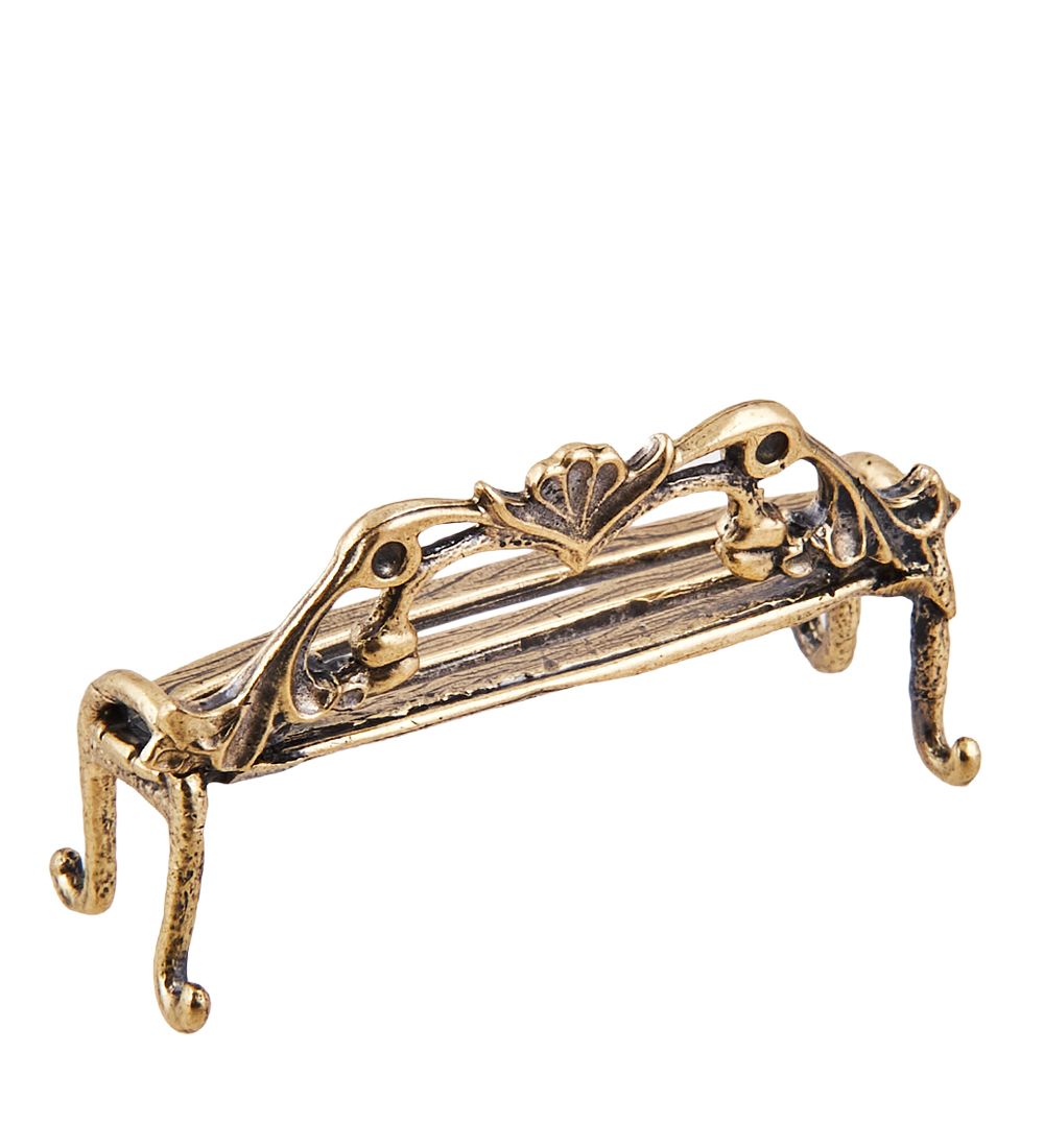 Народные промыслы AM-3677 Фигурка «Лавка ажурная» (латунь)