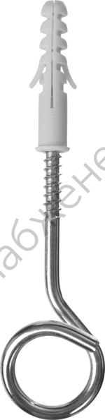 ЗУБР ЕВРО 12х60 / 8х135 мм, распорный дюбель полипропиленовый с шурупом-крюком, 15 шт (30695-12-60)