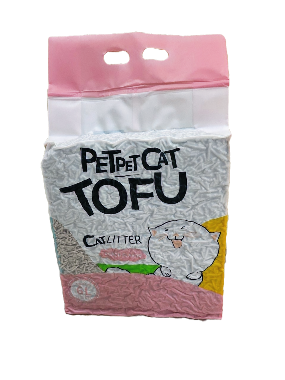Тофу наполнитель PetPetCat Peach Flavor