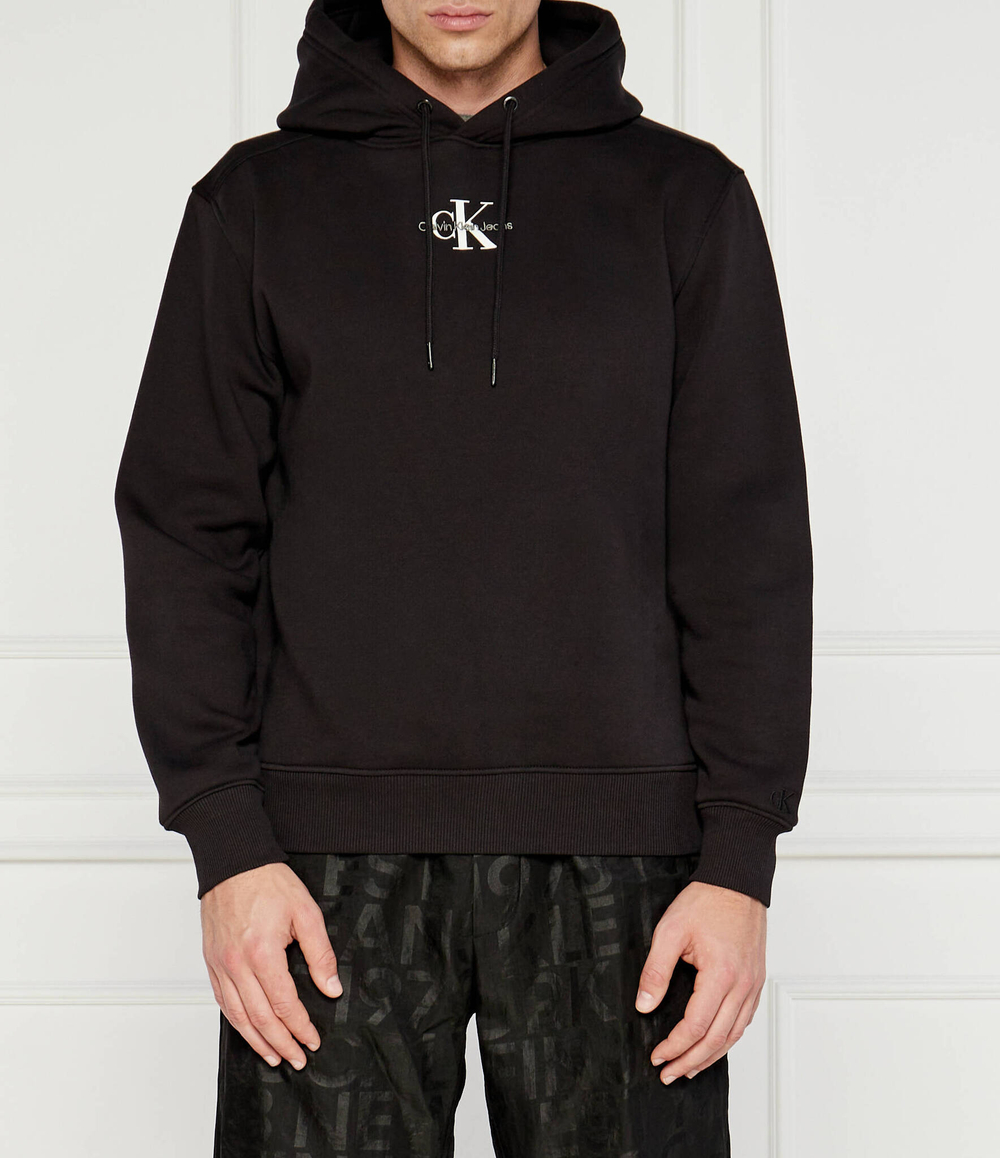 Худи MONOLOGO CALVIN KLEIN JEANS - черный(J30J323749)