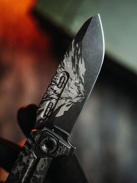Нож NC Custom Ultras-F LE Ghost (AUS-10, BSW, CF)