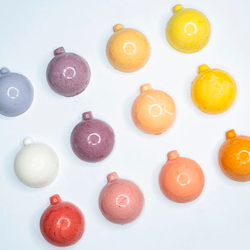 Форма для шоколада НОВОГОДНИЕ ШАРЫ №7 5 см 9 шт