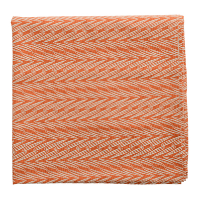 Скатерть на стол из хлопка с графичным принтом "Колосья", Russian North, 170х170 см