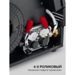 Полуавтомат сварочный ЗУБР MIG & CUT 5-в-1, MIG / MAG, PLASMA CUT, FCAW, MMA, TIG, 220 А, с газом / без газа, горелка ПСГ-220 (ПСГ-М9-220-Р)