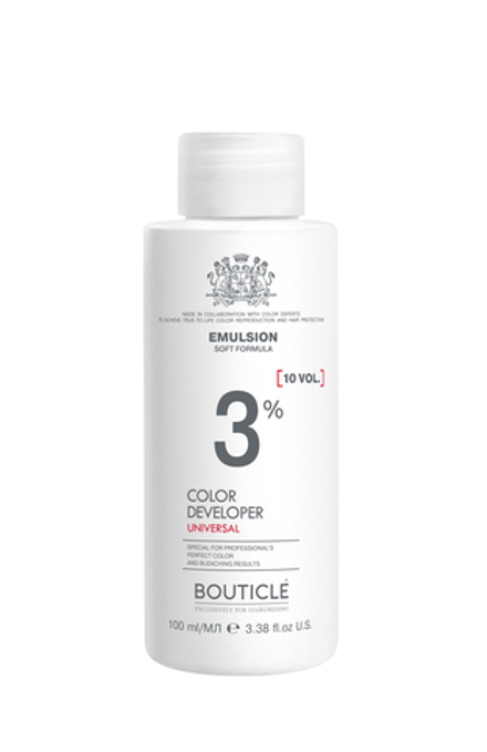 Оксидант-лосьон 3% - “Bouticle color developer 10 vol"  (100 мл)