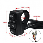 Блок управления светом сигналом поворотниками ( кабель 140см 8 pin )