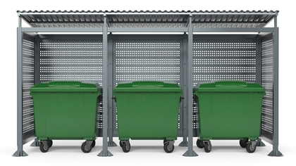 Контейнерная мини-3 металл без ворот SK00093