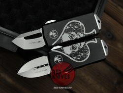 Нож Microtech Exocet T/E Memento Mori - танто клинок