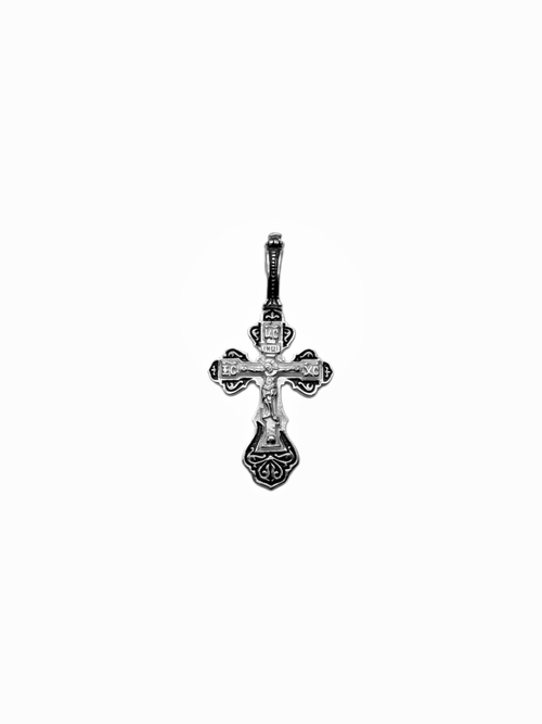 Крест из серебра/Чернение