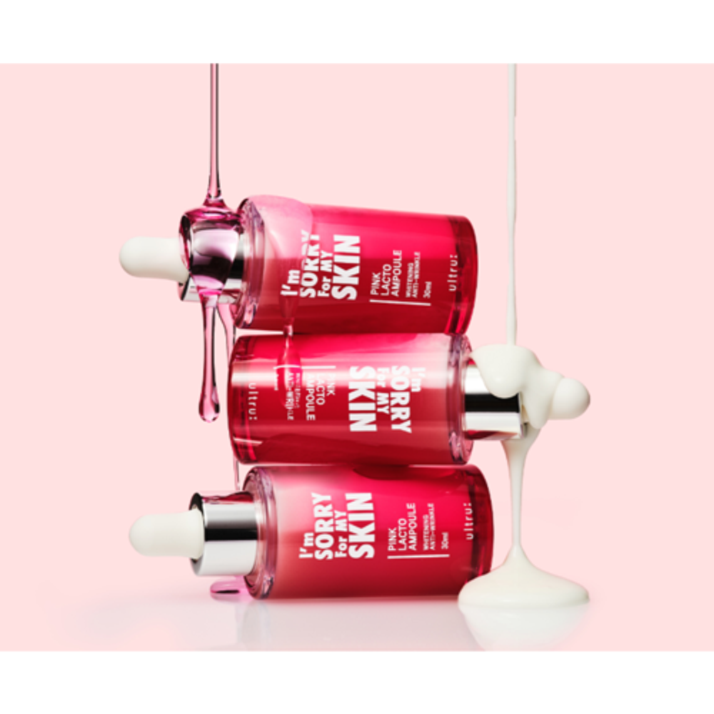 I'm Sorry For My Skin Сыворотка с пробиотиками – Pink lacto ampoule whitening anti-wrinkle, 30мл