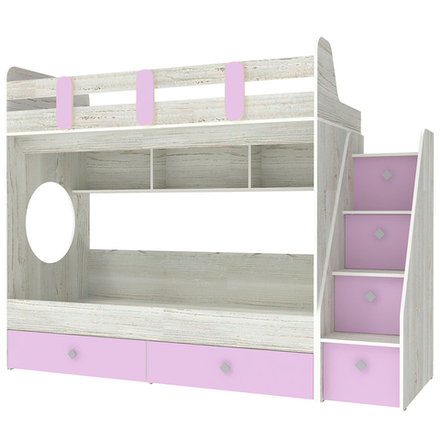 Двухъярусная кровать КарИВи Фортуна-2 Винтерберг Ирис