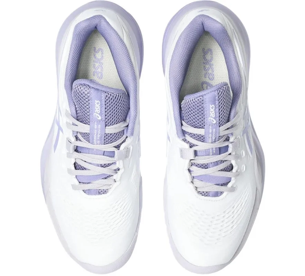 Женские Кроссовки теннисные Asics Gel-Resolution X - white/bluebell