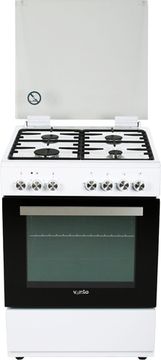 Комбінована плита VENTOLUX GE 6060 CS 6MT (WH)