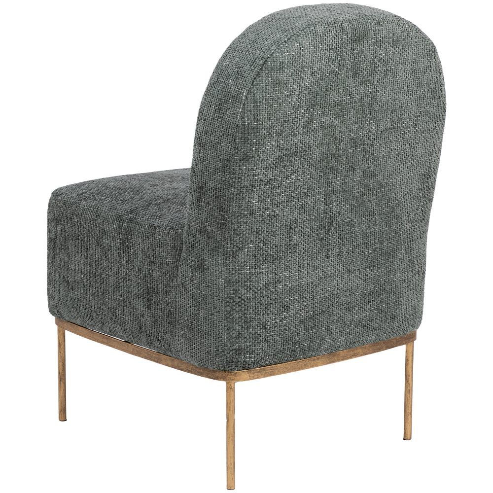 Кресло Monstera Deliciosa (Монстера) Лазурный Амбер