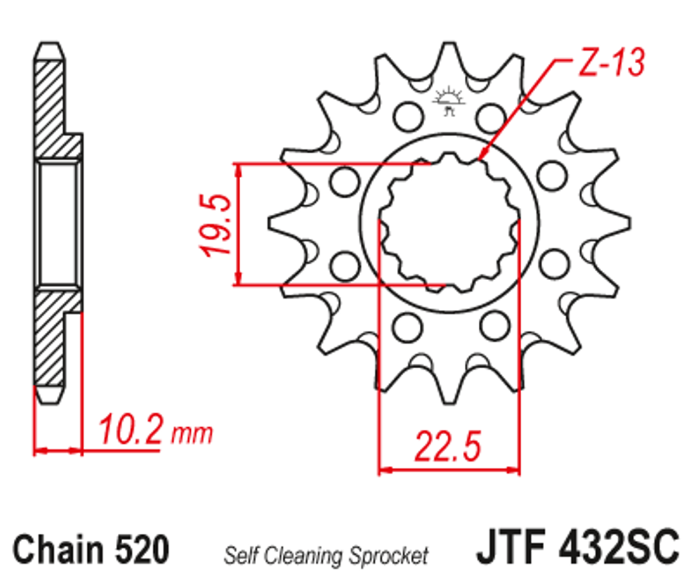 Звезда JTF432.14SC