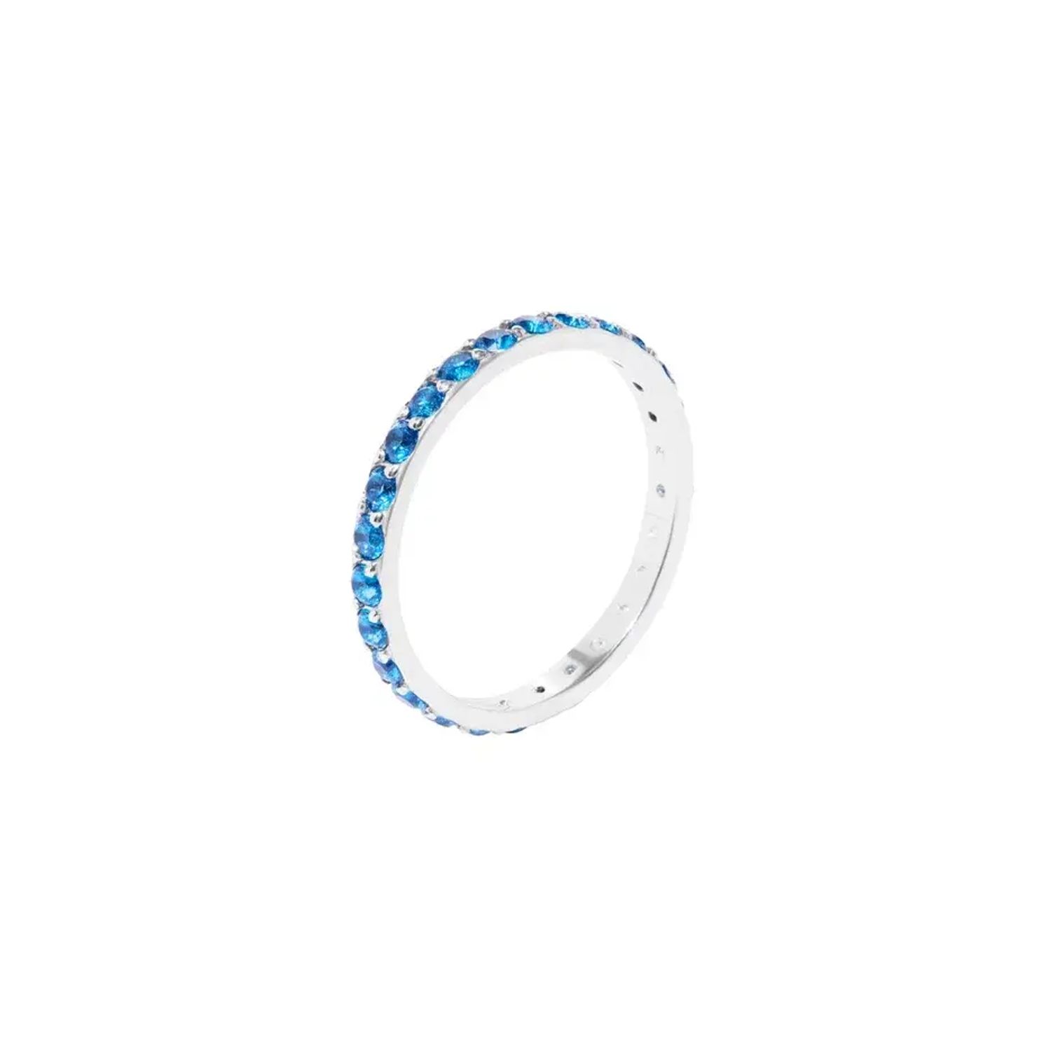 Кольцо Pave Ring - Silver Blue