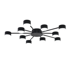 8344/10C COMFI LN26 251 черный, металл Люстра GX53 LED 10*7W 220V TORINA