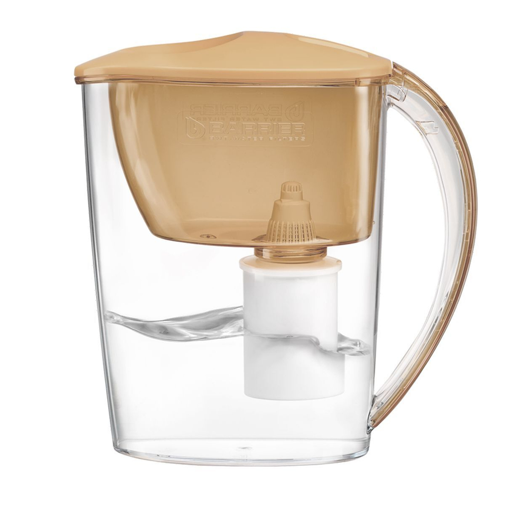 Фильтр-кувшин Барьер, Тренд, 1 ступ, 2.5 л, карамельный капучино, В60АР80