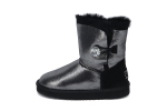 UGG Kids Bailey Button I Do Black