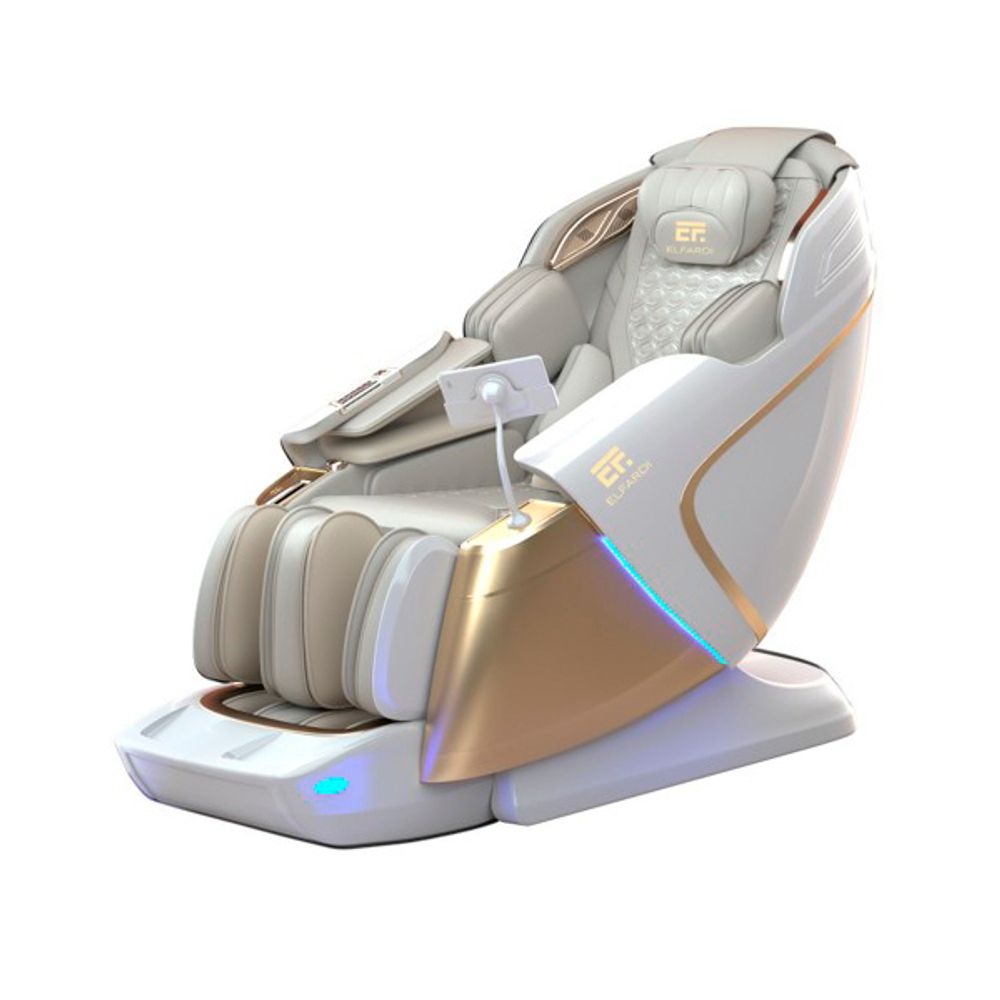 Массажное кресло Elfardi L50S белое золото